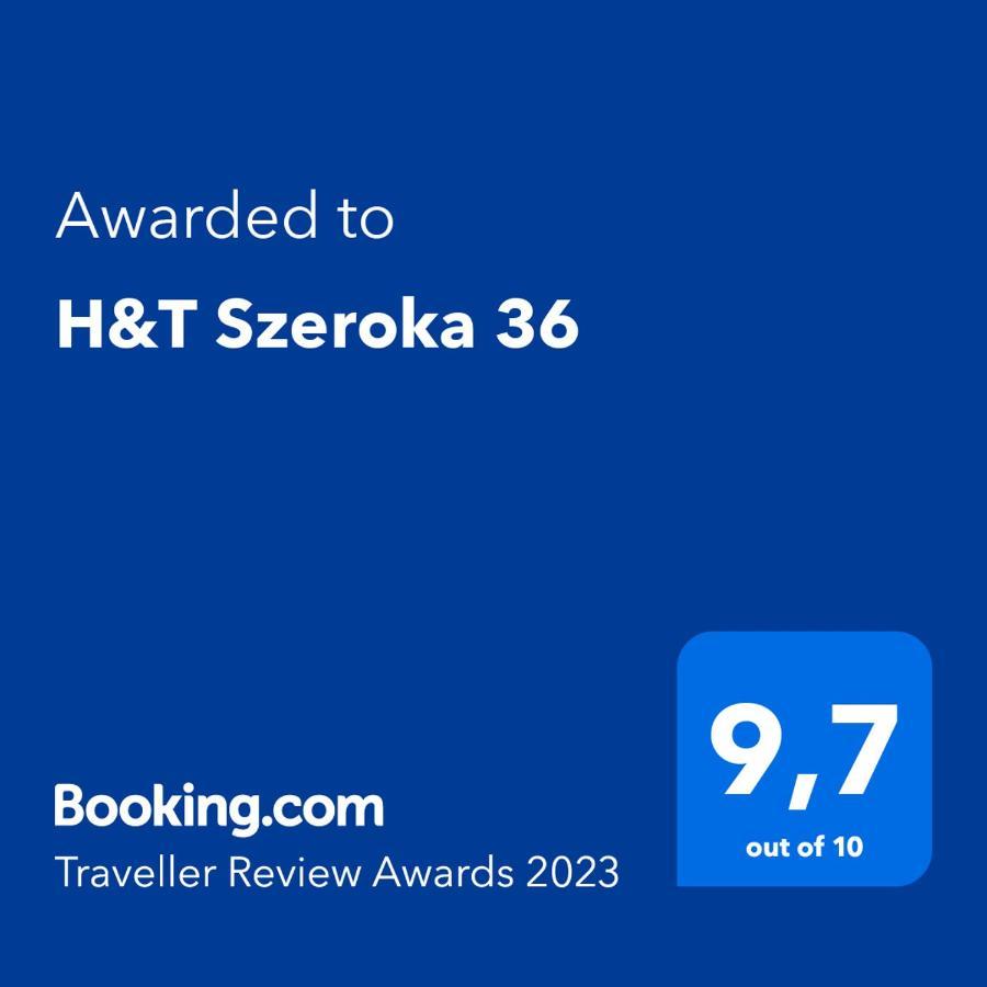 Appartamento H&T Old Town Szeroka 36 Danzica Esterno foto